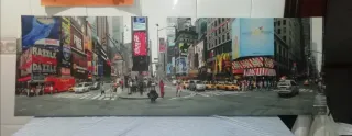 Cuadro Times Square 140x45 cm