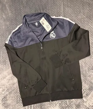 Chándal Real Madrid Negro y Gris