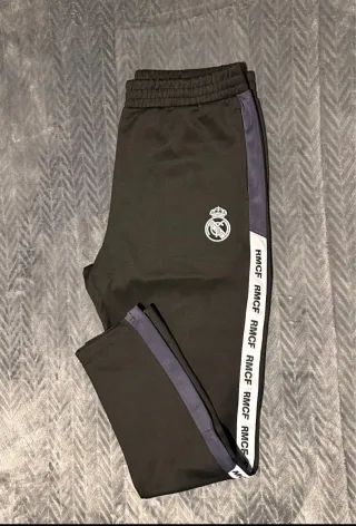 Chándal Real Madrid Negro y Gris