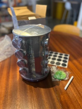 Especiero Giratorio Amazhome 16 Especias