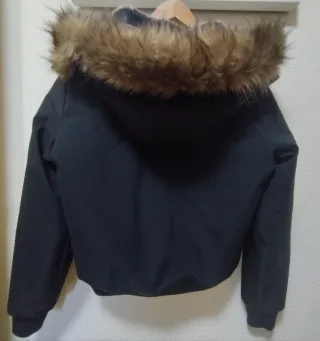 Chaqueta Hollister Negra Talla M