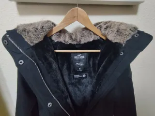 Chaqueta Hollister Negra Talla M