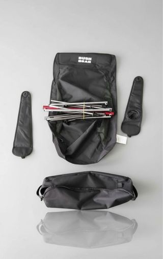 Silla plegable Bush Bear negra ultra lijera