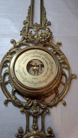 Barometro Antico in Ottone
