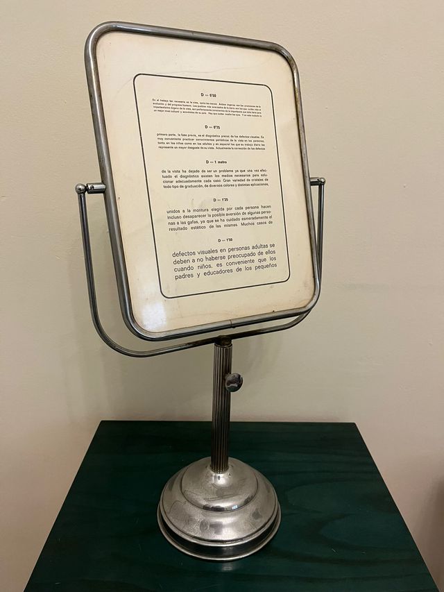 Espejo Vintage Años 70 Gabinete Óptico