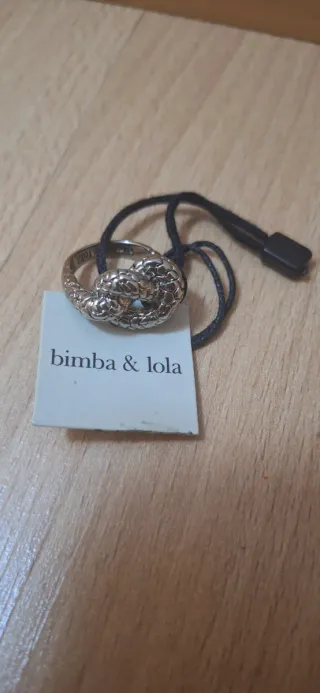 Anillo Bimba y Lola nudo plata