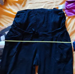 Lote 5 prendas premamá negro XL y 2XL