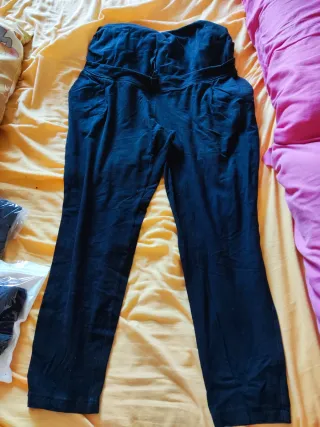 Lote 5 prendas premamá negro XL y 2XL
