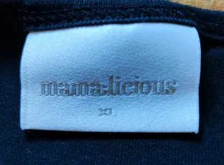 Lote 5 prendas premamá negro XL y 2XL