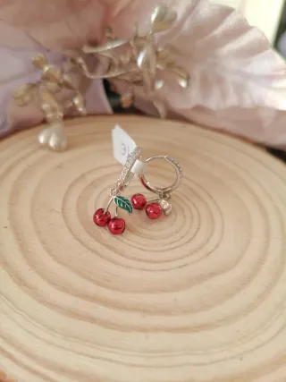 Pendientes Aro Cherry