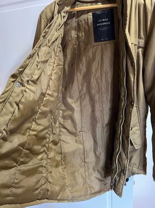 Cazadora hombre verde oliva