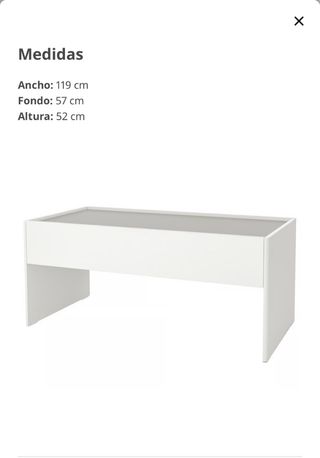 Mesa de juegos DUNDRA con almacenaje