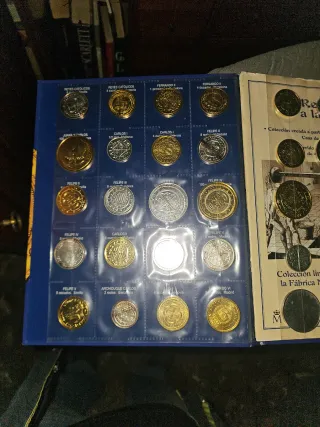 Colección monedas El Real a la Peseta I y II