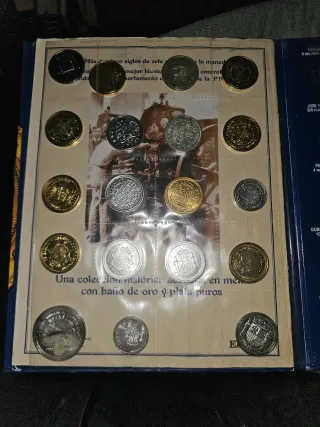 Colección monedas El Real a la Peseta I y II