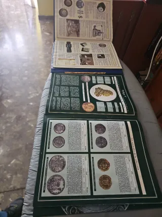 Colección monedas El Real a la Peseta I y II