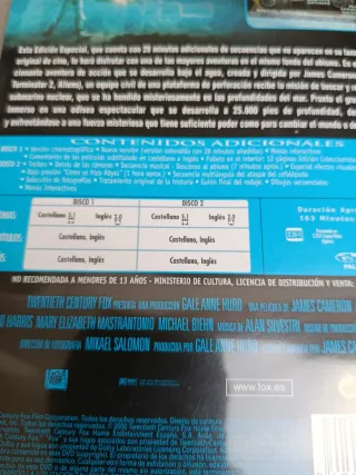 Abyss DVD (2 Discos) + Libreto