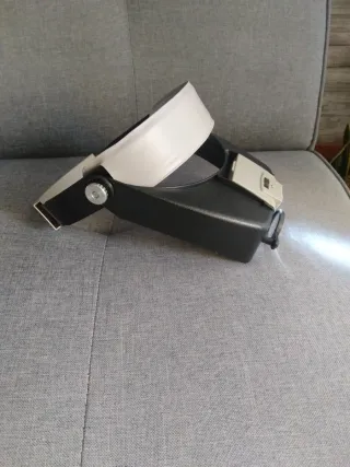 Lupa diadema con luz LED