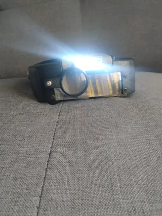 Lupa diadema con luz LED
