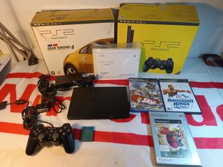 Ps2 Slim Edición Gran Turismo 4 Pal Completa!!