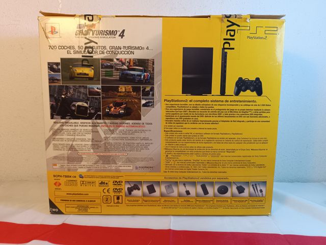 Ps2 Slim Edición Gran Turismo 4 Pal Completa!!