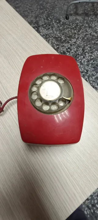 Teléfono Heraldo Rojo Vintage