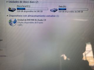 Portátil Toshiba Blanco i3