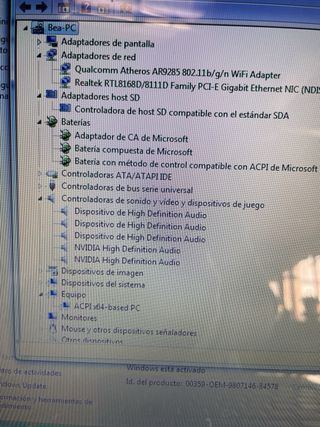 Portátil Toshiba Blanco i3