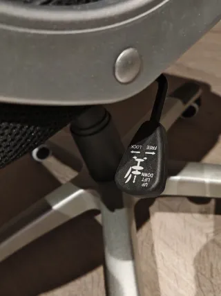 Silla de oficina/gaming piel negra