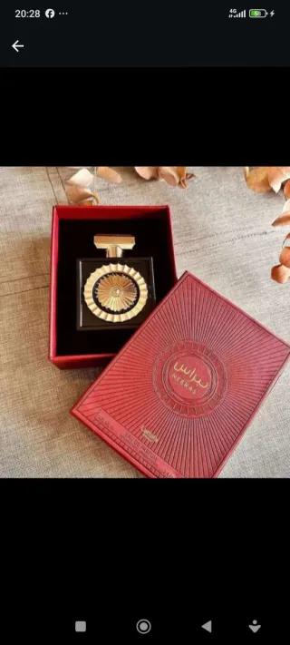 Perfume Nebras Negro y Dorado