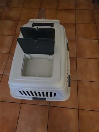 Transportín Perro Grande Beige/Gris