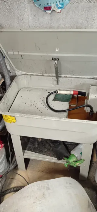 Bañera Limpiadora Piezas + Líquido