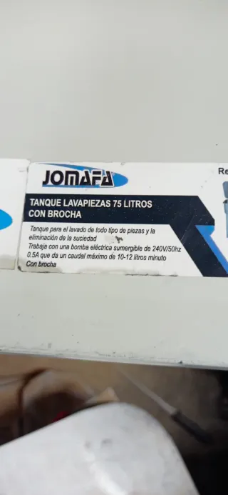 Bañera Limpiadora Piezas + Líquido