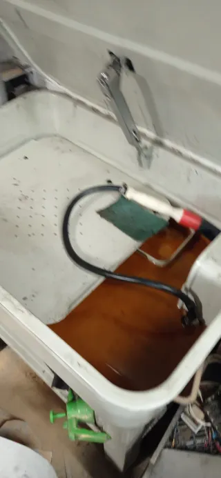 Bañera Limpiadora Piezas + Líquido