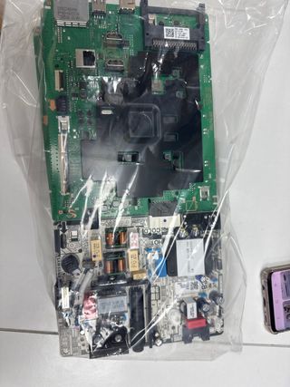 Placa base y fuente alimentacion TV Samsung U800F