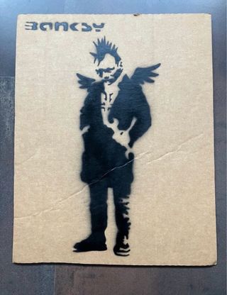 Opera Banksy Punk Angel Stencil