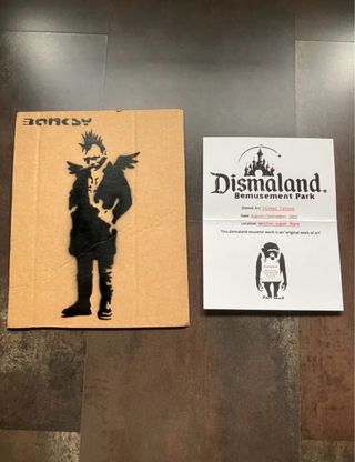 Opera Banksy Punk Angel Stencil