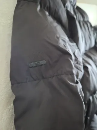 Abrigo largo acolchado Superdry negro