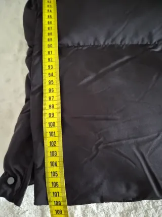 Abrigo largo acolchado Superdry negro