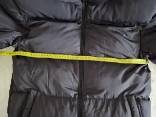 Abrigo largo acolchado Superdry negro