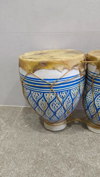 2 Tamburi Africani Decorativi