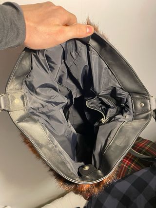 Bolso Bimba y Lola pelo animal Y2K