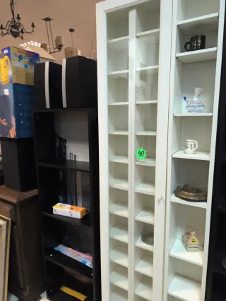 Vitrina CD Puerta Cristal Blanca