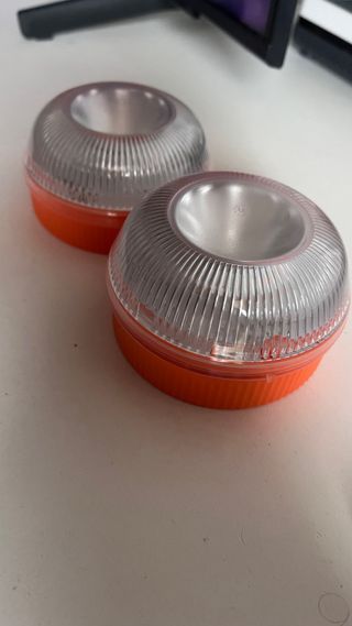 Baliza Luz Emergencia Naranja