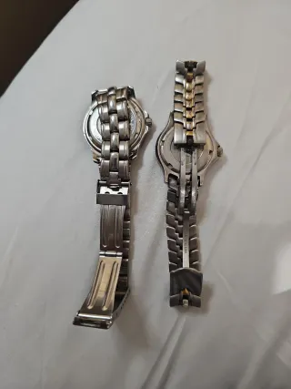 2 Relojes Lotus Mujer plateados 15 € cada reloj.