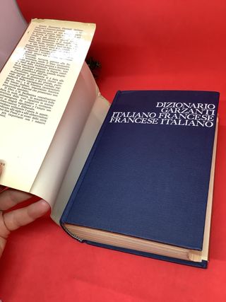 Vocabolario Italiano Francese 1967 Garzanti