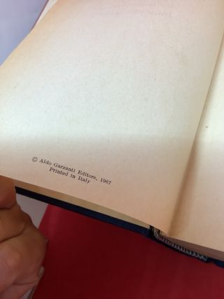 Vocabolario Italiano Francese 1967 Garzanti