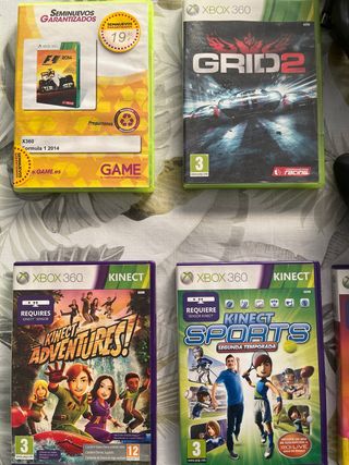 Consola Xbox 360 y lote de juegos
