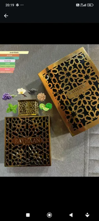 Perfume Rayhaan Elixir Dorado