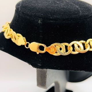 CADENA TIPO CARTIER INFINITO BICOLOR 10MM 18K