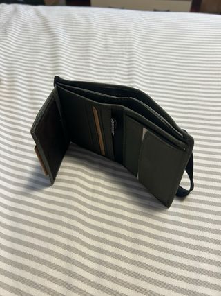 Cartera de piel verde Coronel Tapiocca